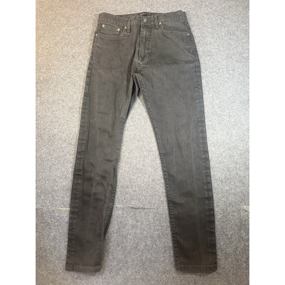 ZARA MAN Slim Straight Jeans Black Denim Pants Men's Size 32X32
